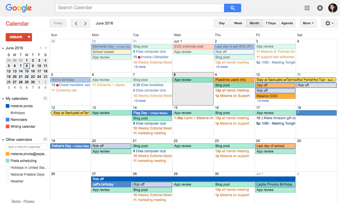 gmail calendar outlook 15.41 for mac